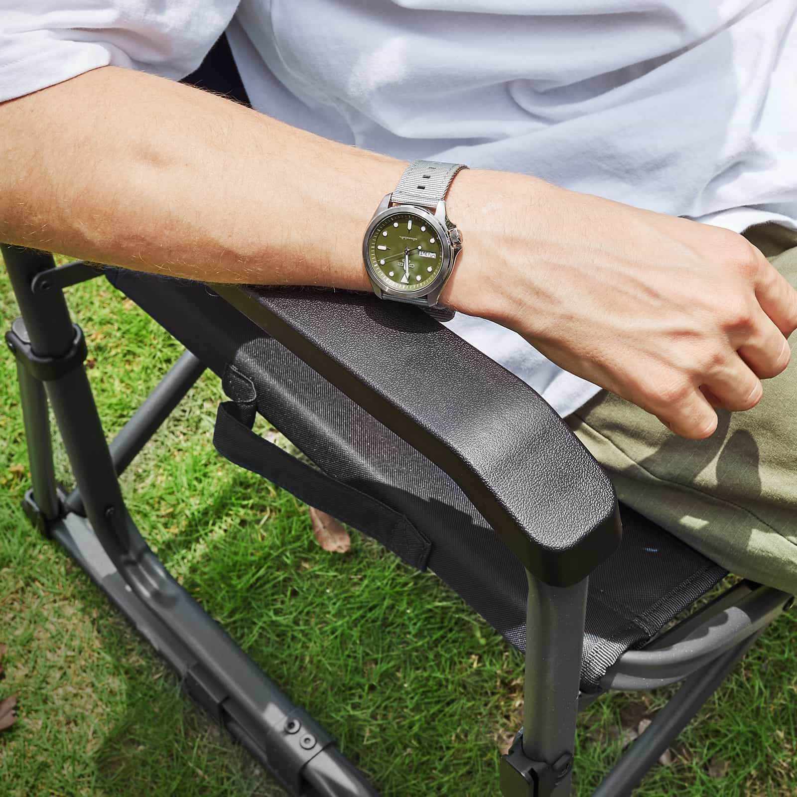 rocking camp chair