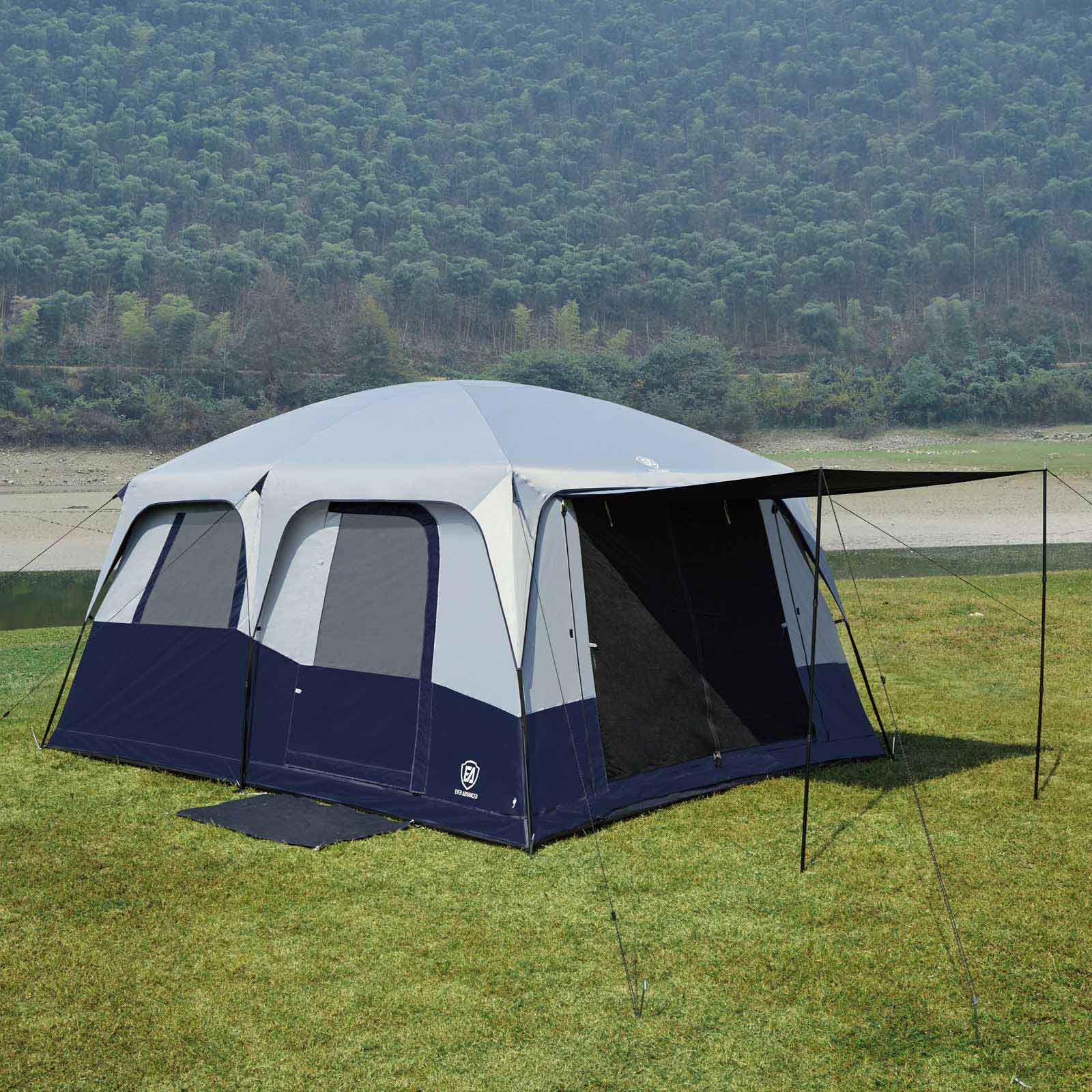 10 Persons Blackout Tent With Porch - EVER ADVANCEDCamping Tent