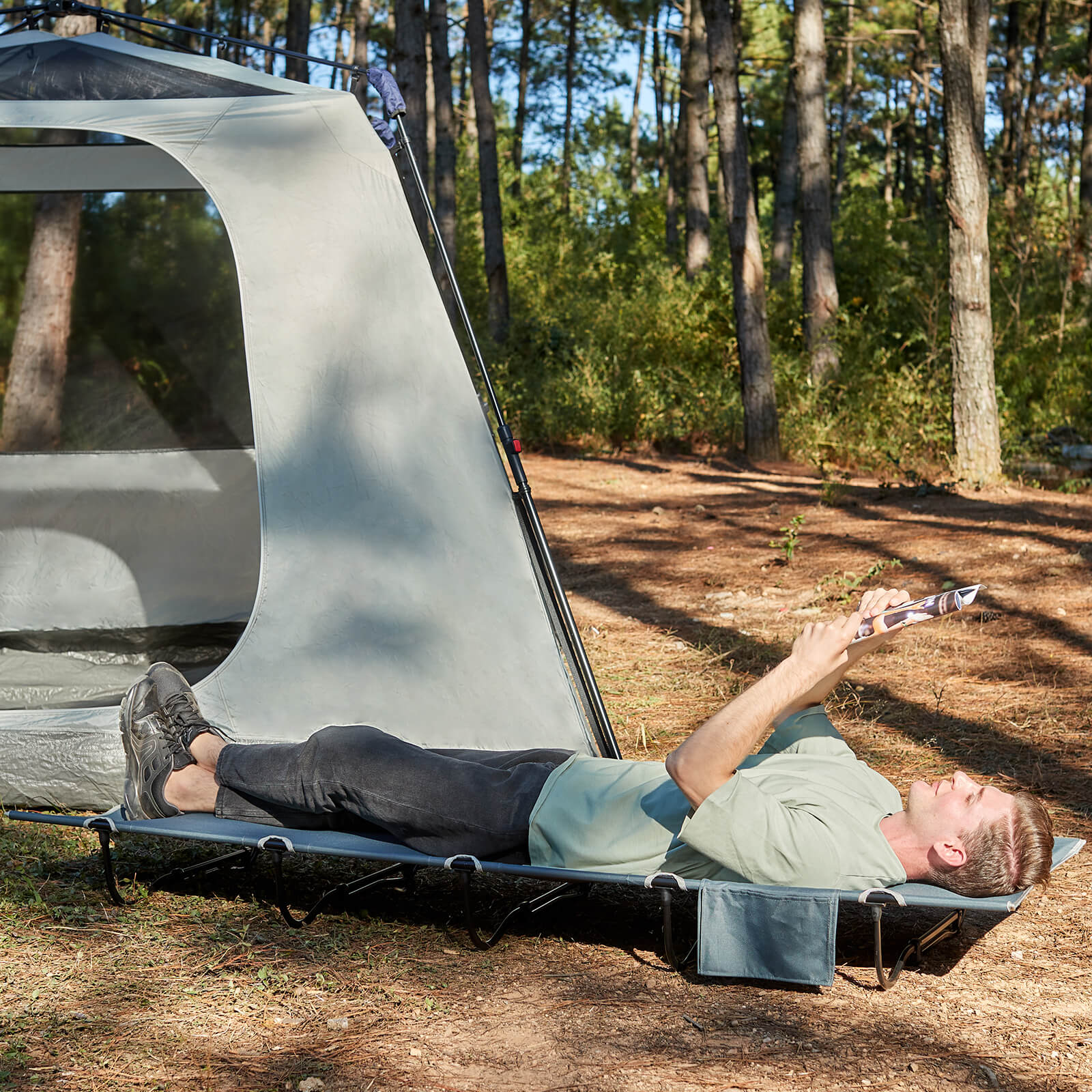 Big and shop tall camping cot