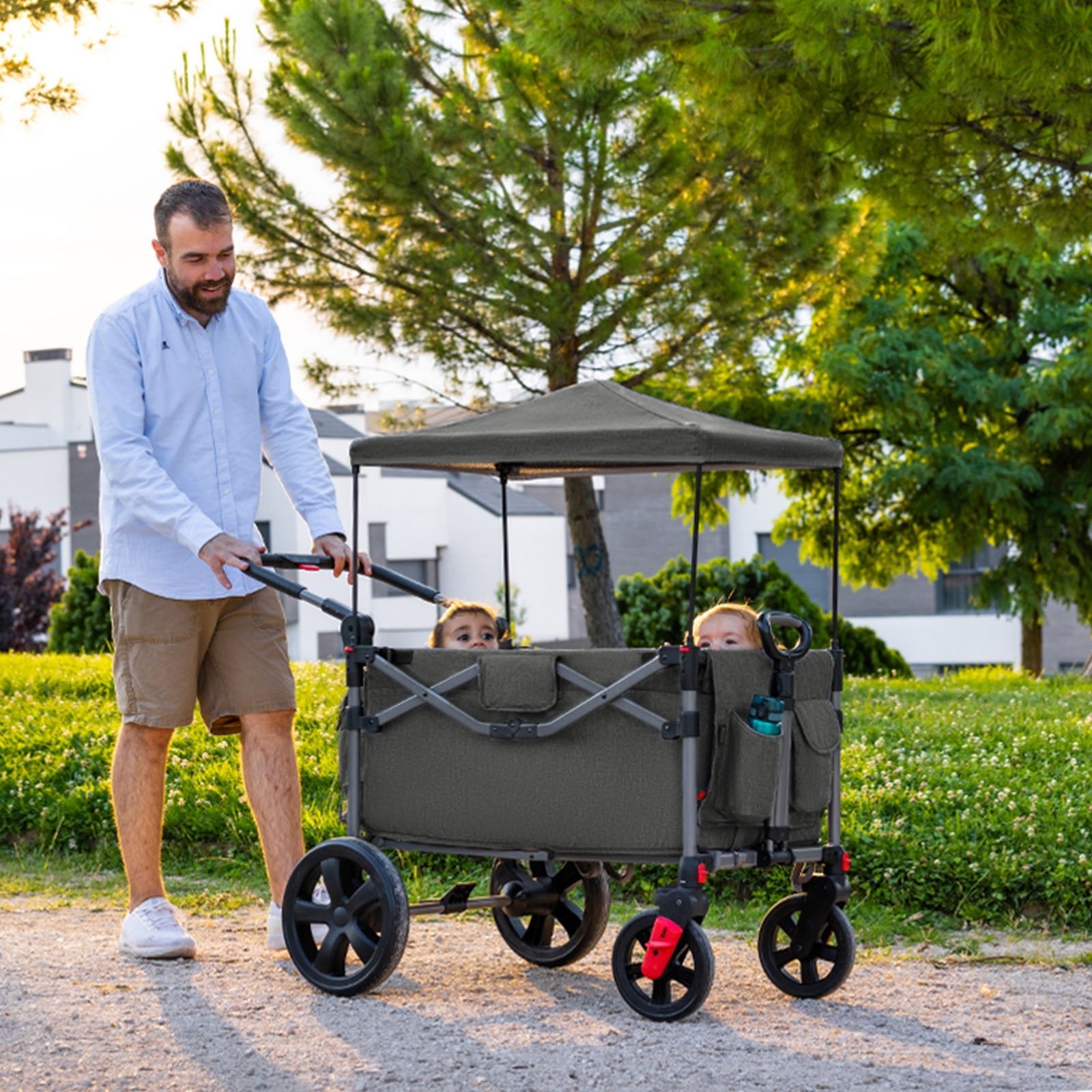 All Terrain Stroller Wagon - EVER ADVANCEDWagon StrollerBlack