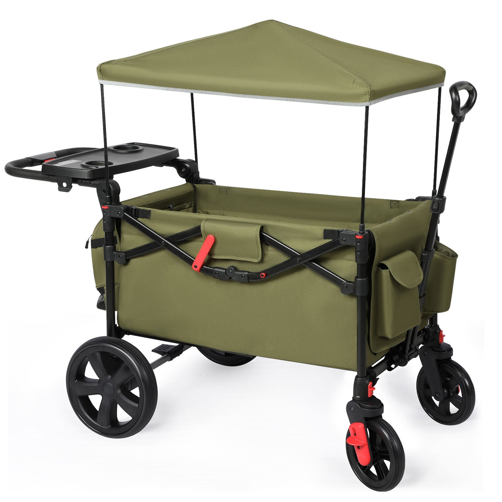 All Terrain Stroller Wagon - EVER ADVANCEDWagon StrollerOlive Green