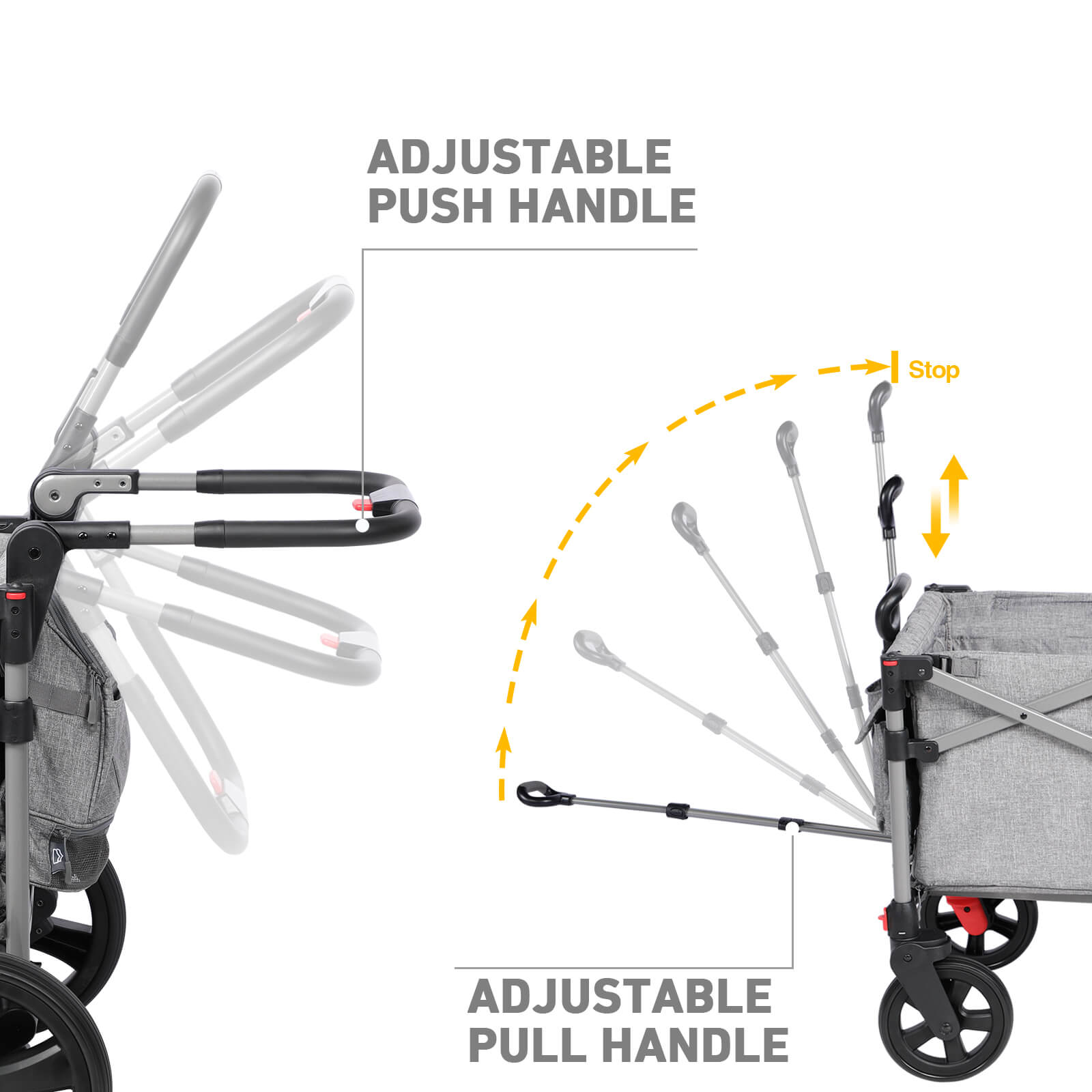 All Terrain Stroller Wagon - EVER ADVANCEDWagon StrollerGrey