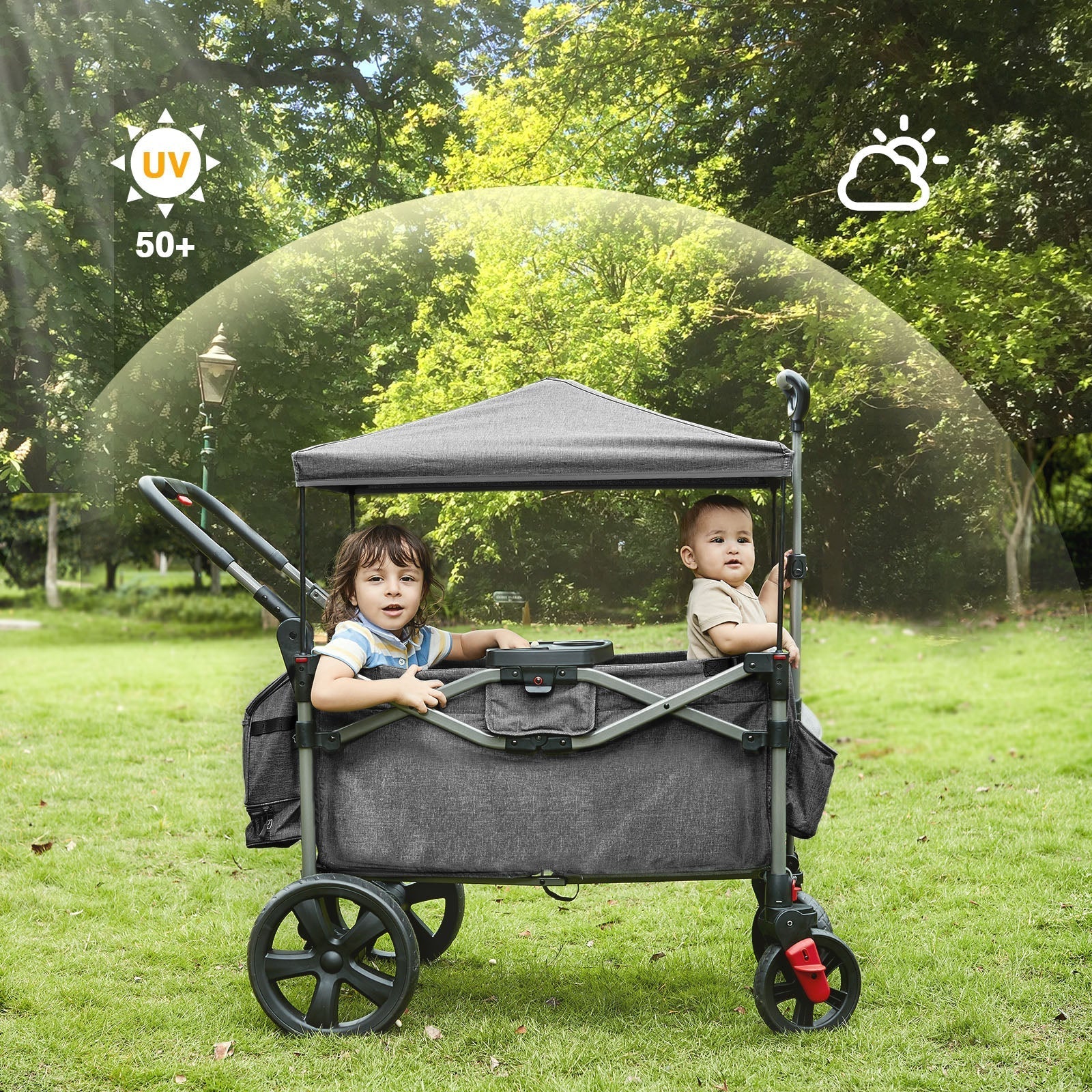 All Terrain Stroller Wagon - EVER ADVANCEDWagon StrollerBlack