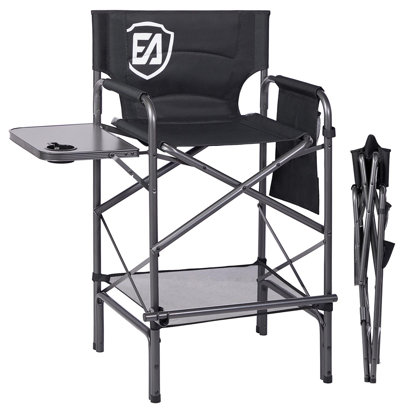 Portable tall directors shops chair