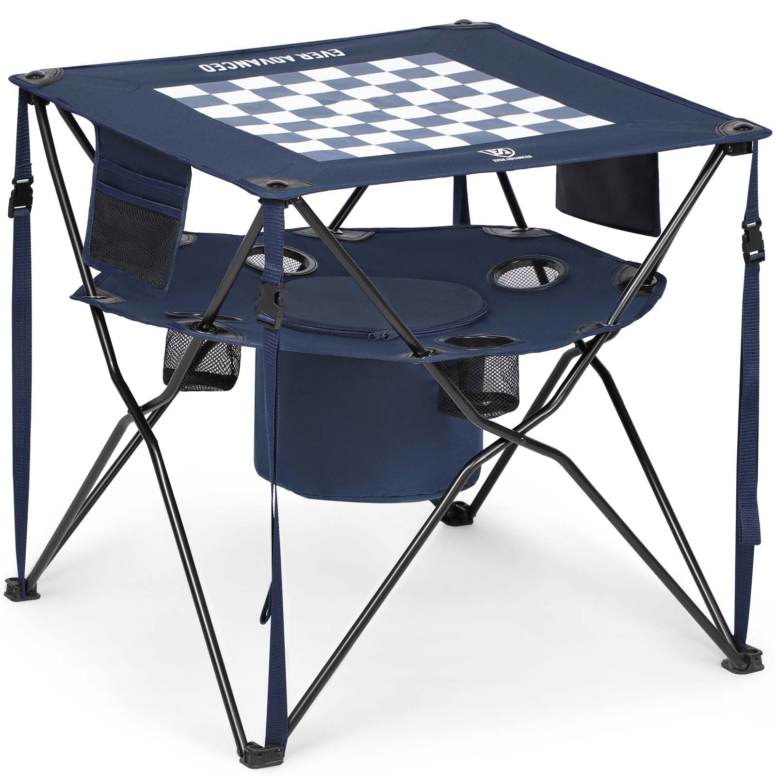 Camping Picnic Table With Cooler - EVER ADVANCED