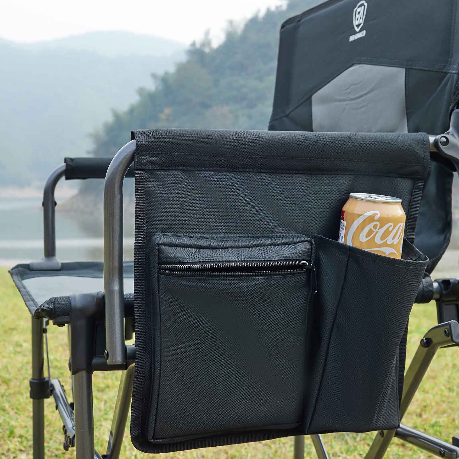 Compact Camping Directors Chair - EVER ADVANCEDDirectors ChairsBlack