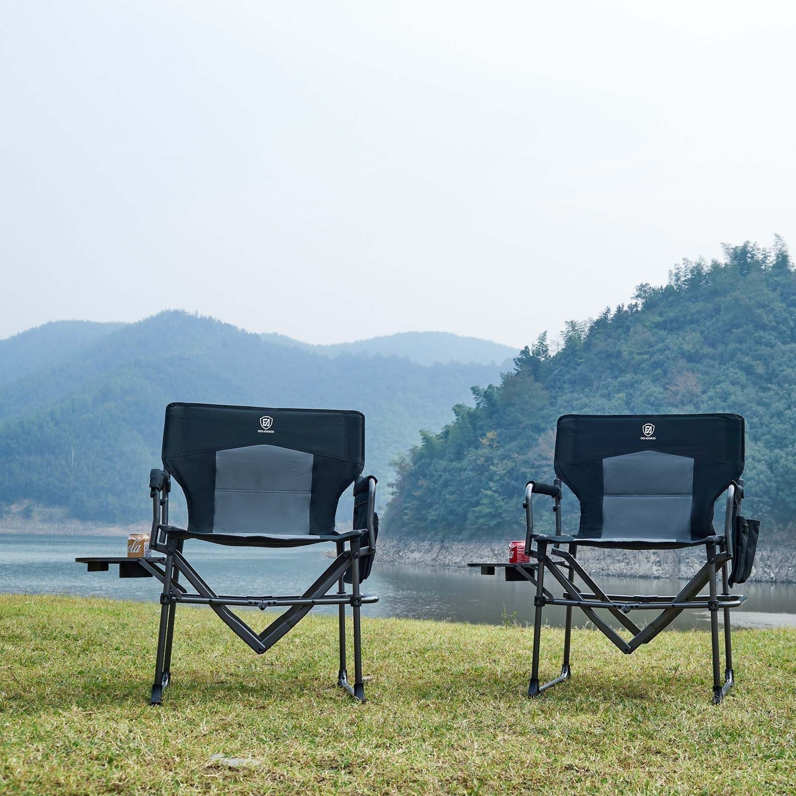 Compact Camping Directors Chair - EVER ADVANCEDDirectors ChairsBlue