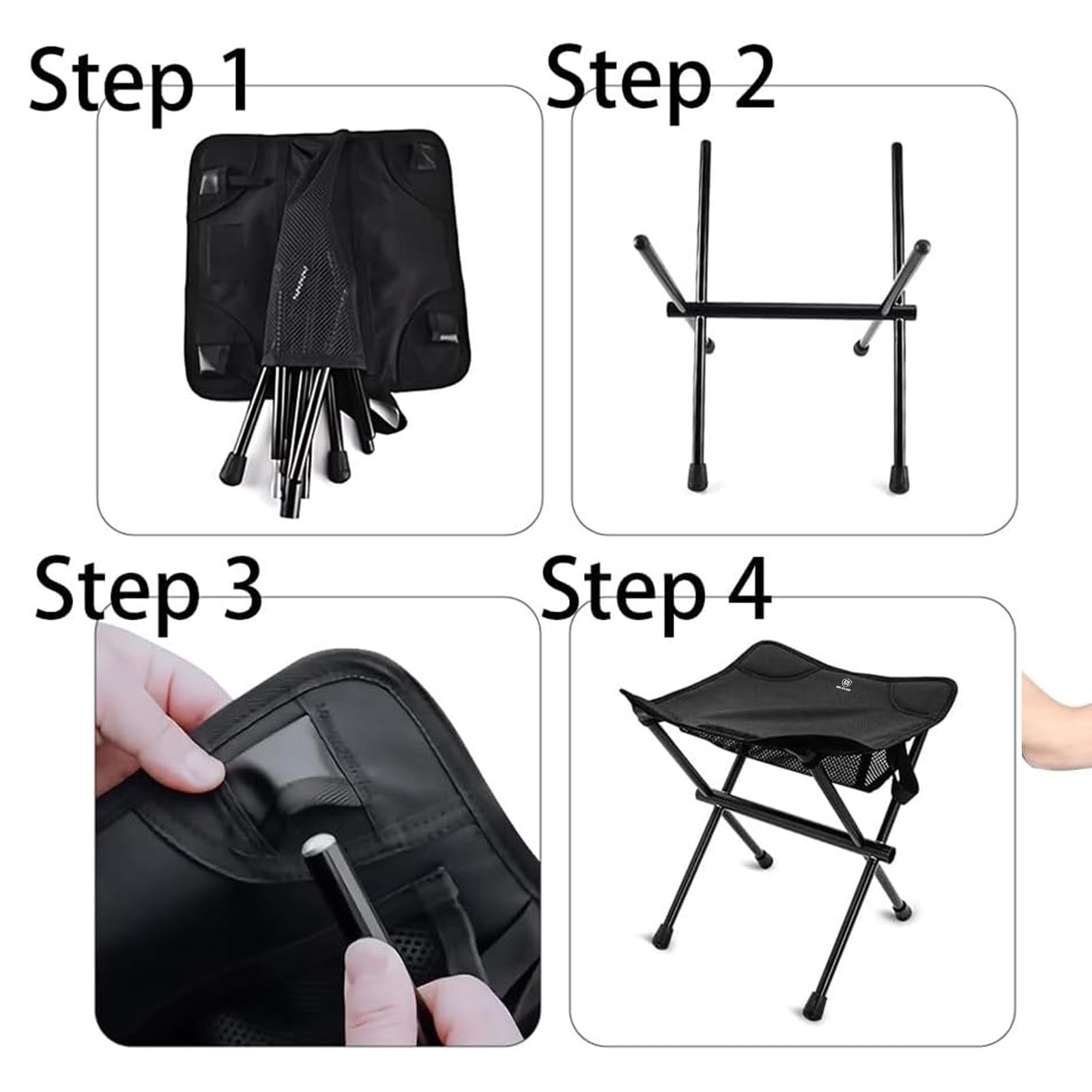 EVER ADVANCED 12PCS Camping Stool - EVER ADVANCED