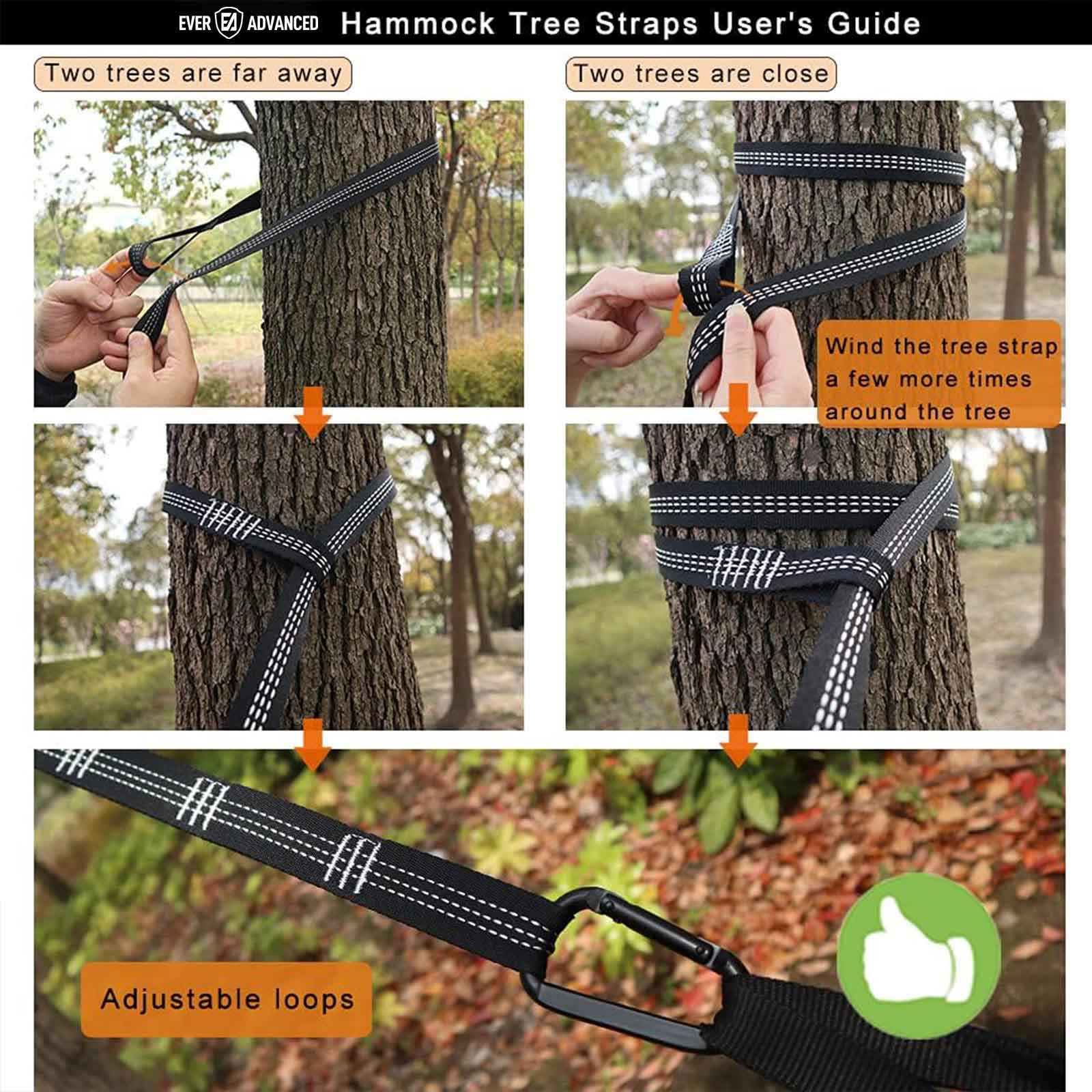 EVER ADVANCED Camping Hammock - EVER ADVANCED