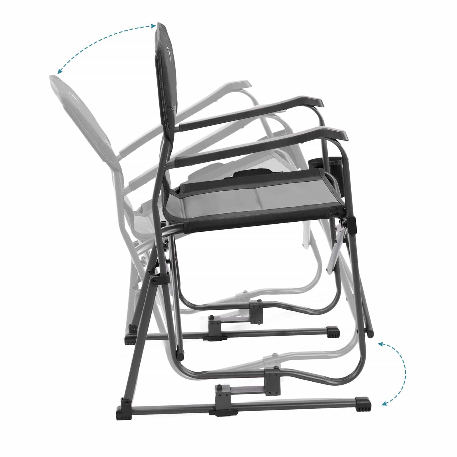 EVER ADVANCED Folding Rocking Chair - EVER ADVANCEDRocking ChairBlack