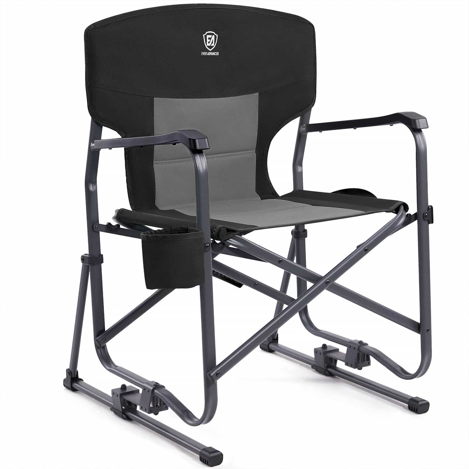 EVER ADVANCED Folding Rocking Chair - EVER ADVANCEDRocking ChairBlack