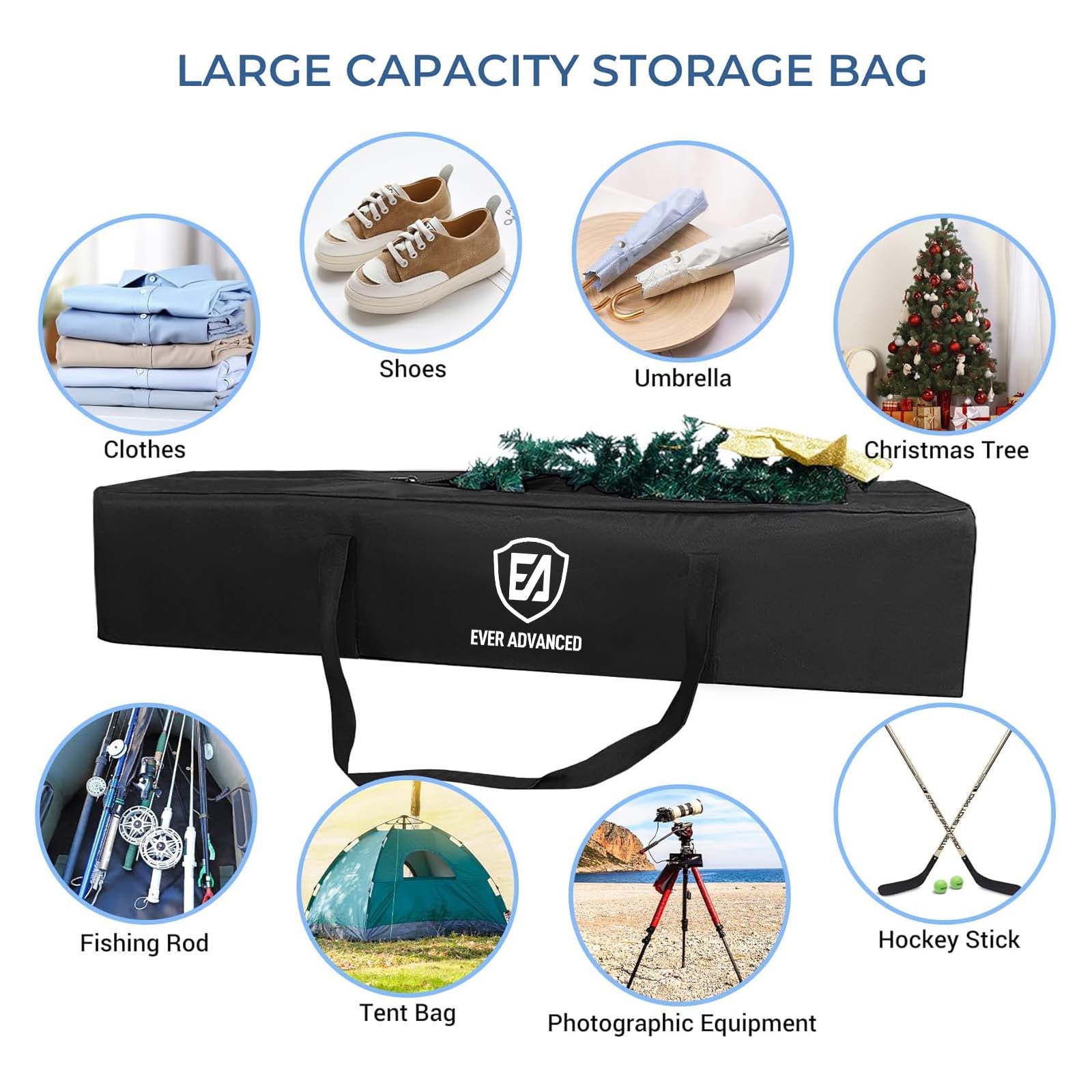 EVER ADVANCED Folding Tent Storage Carry Bag - EVER ADVANCED