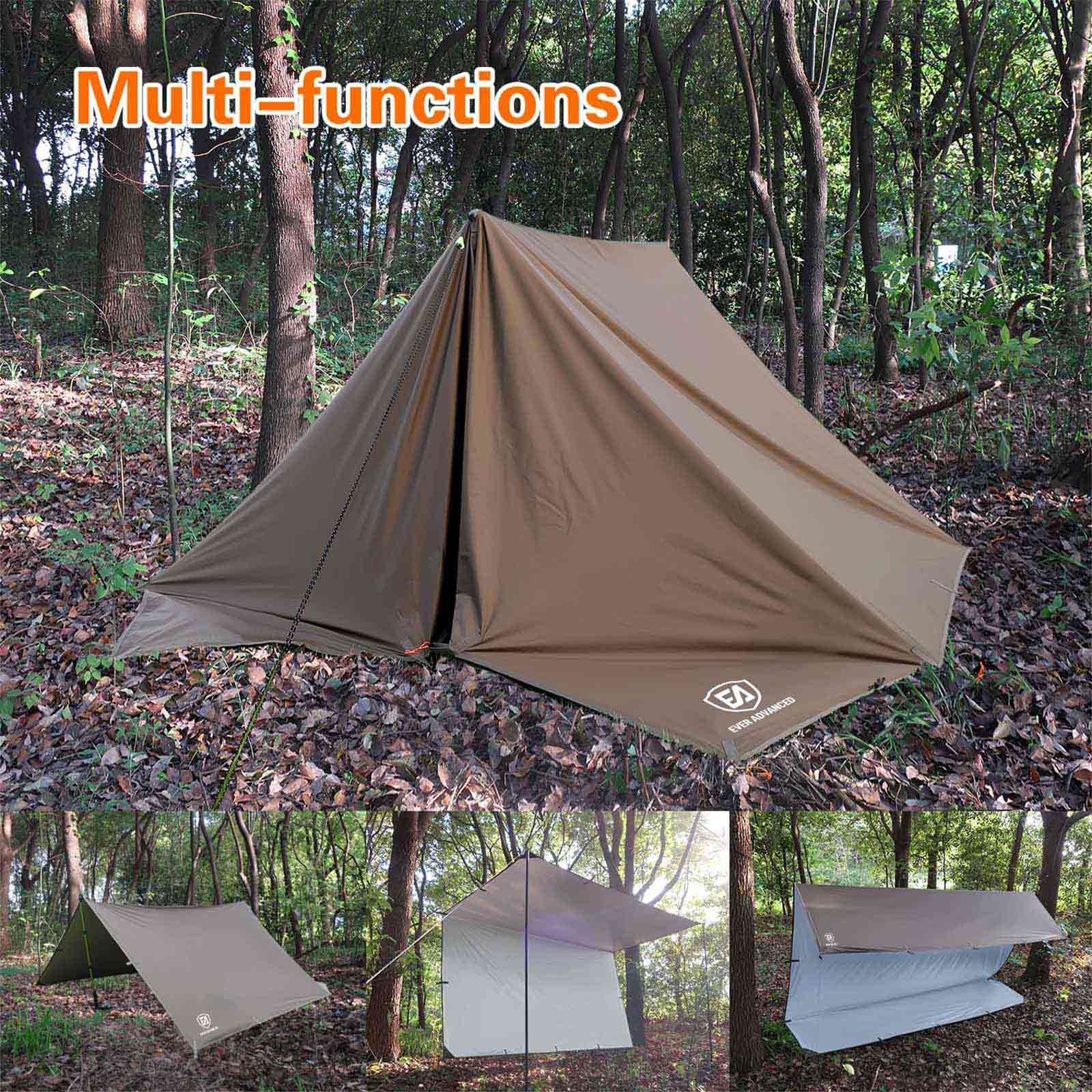 EVER ADVANCED Folding Tent Waterproof Portable Tarp - EVER ADVANCED