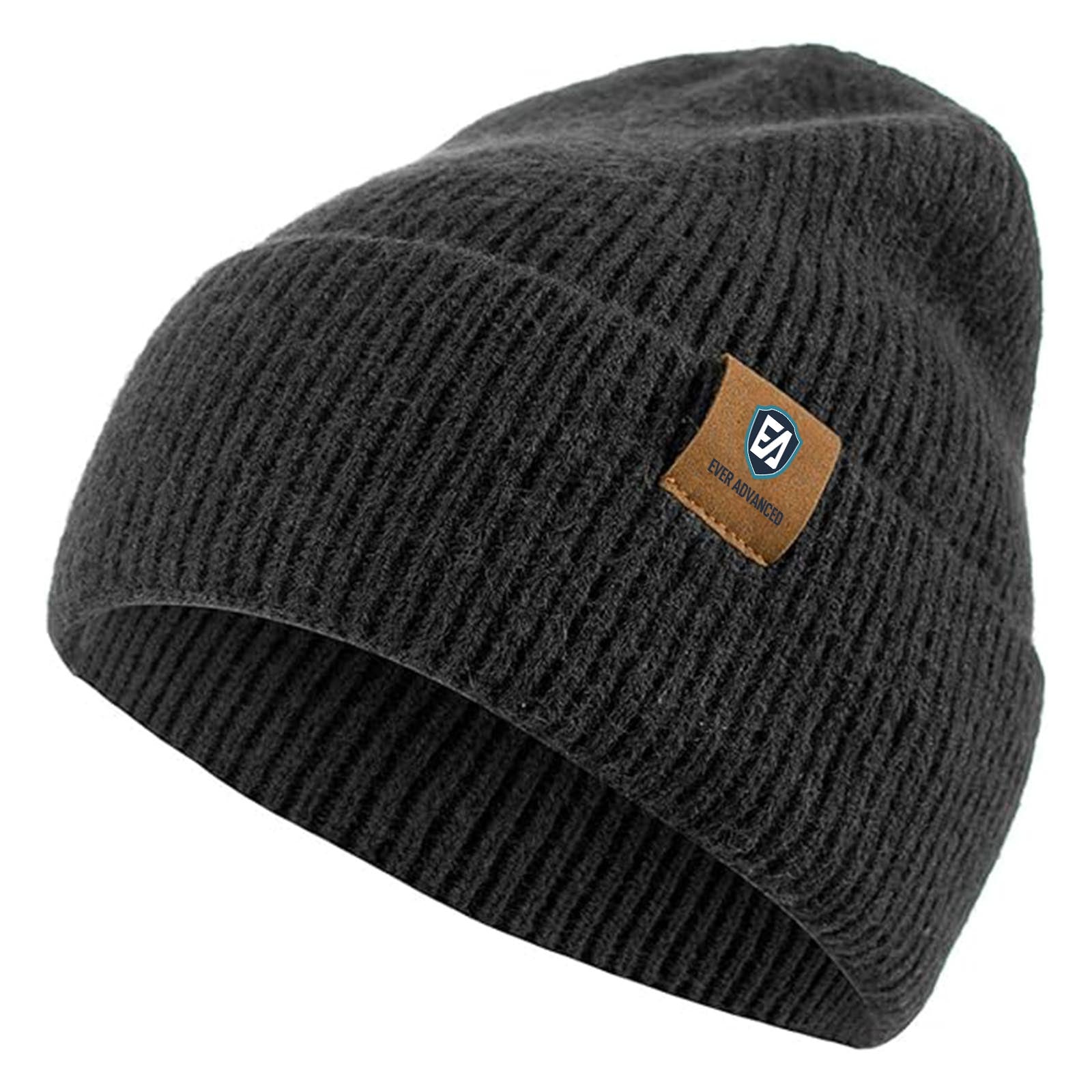 EVER ADVANCED Winter Beanie for Men Women - EVER ADVANCEDBlack