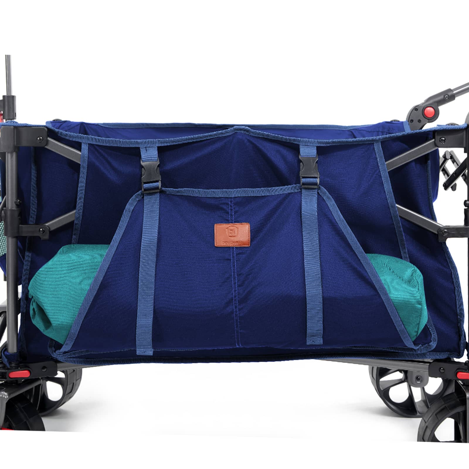 Folding Camping Push Wagon - EVER ADVANCEDBlue