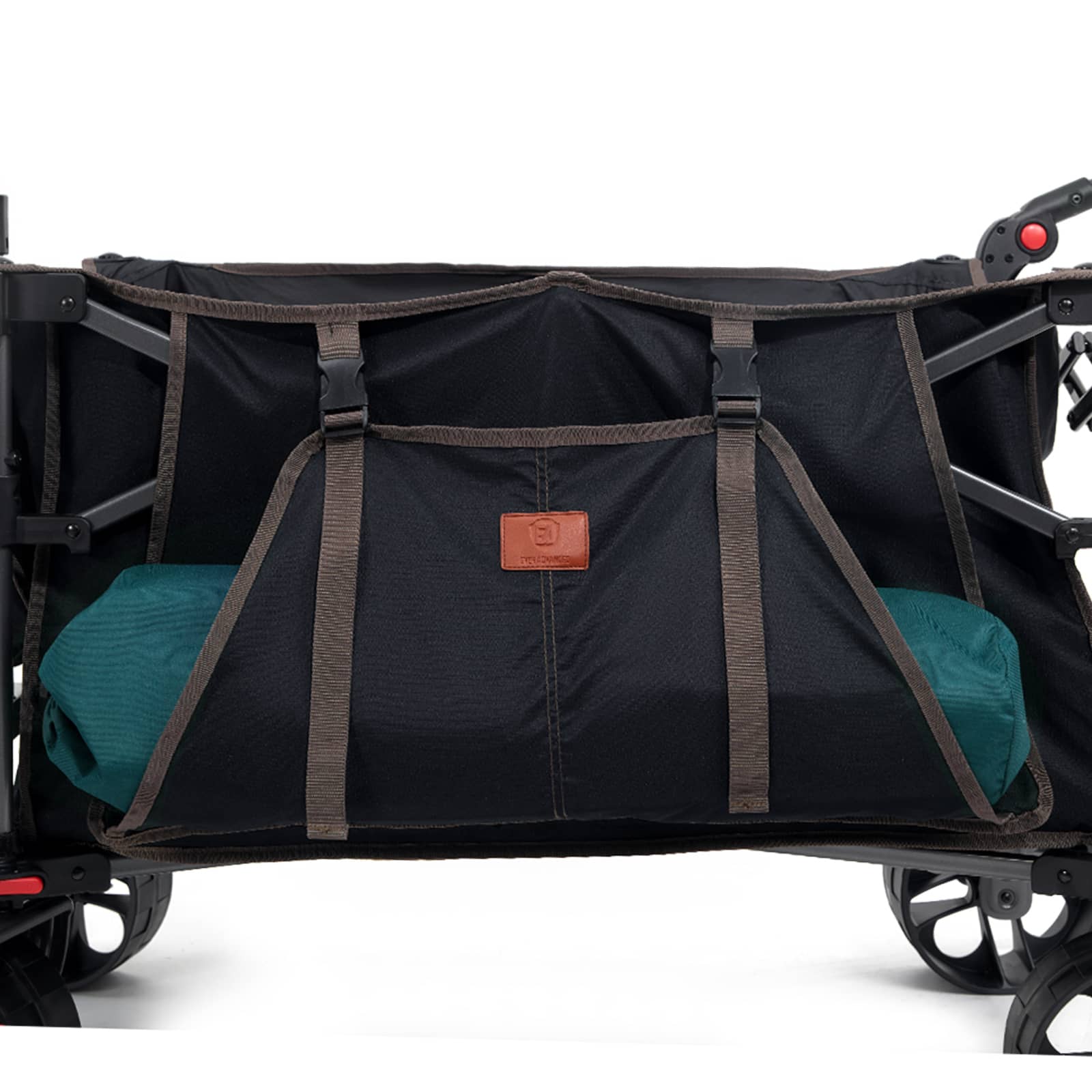 Folding Camping Push Wagon - EVER ADVANCEDBlack