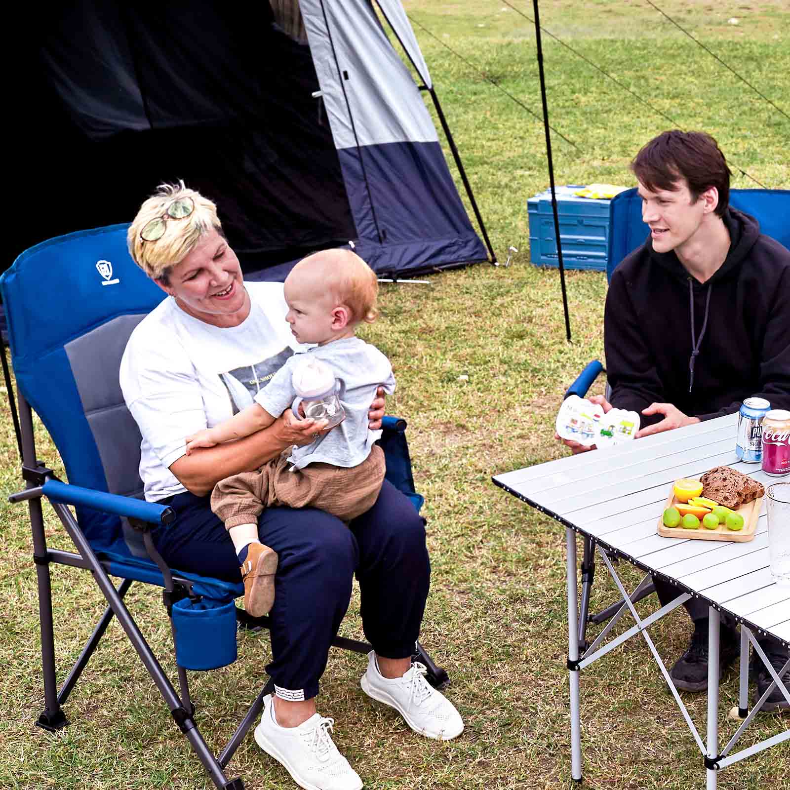 Oversized Camping Chair - EVER ADVANCEDCamping ChairsBlue