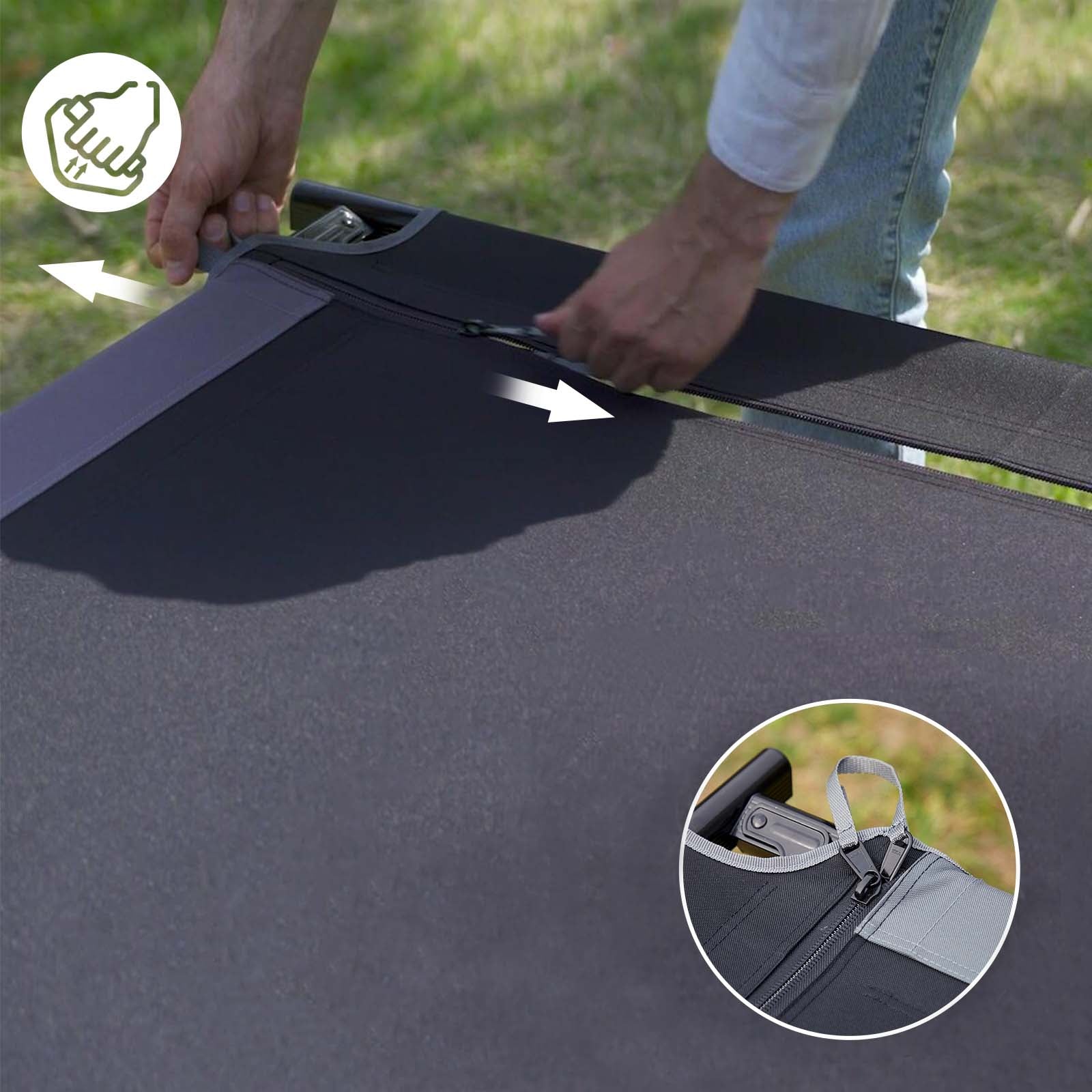 Oversized Sleeping Cot - EVER ADVANCEDCamping CotBlack