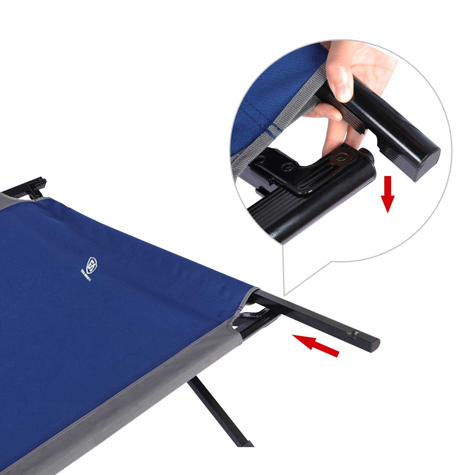 Oversized Sleeping Cot - EVER ADVANCEDCamping CotBlue