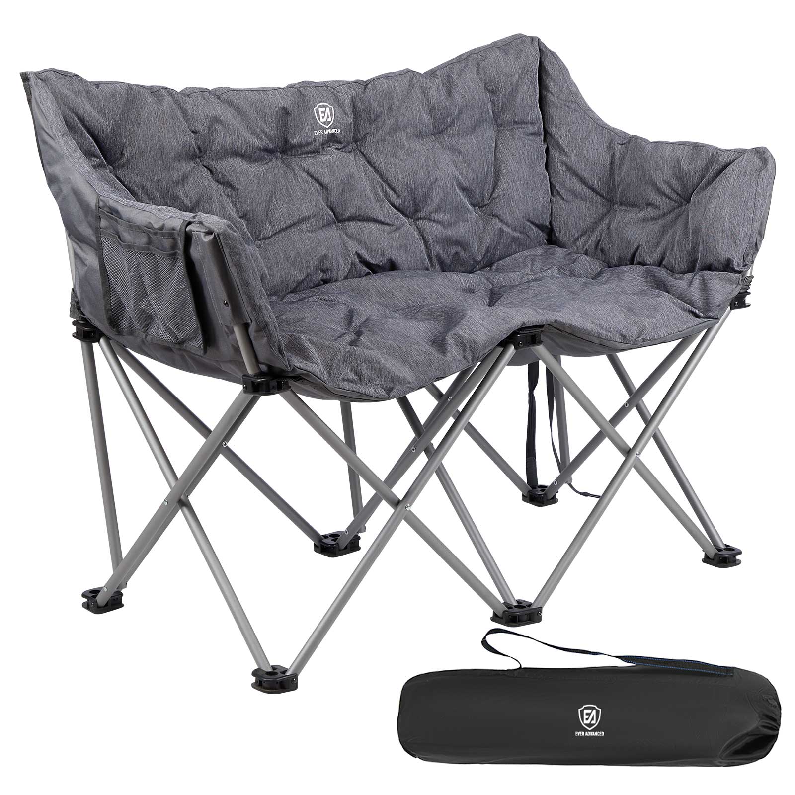 Padded double Camping Chair - EVER ADVANCEDCamping Chairs