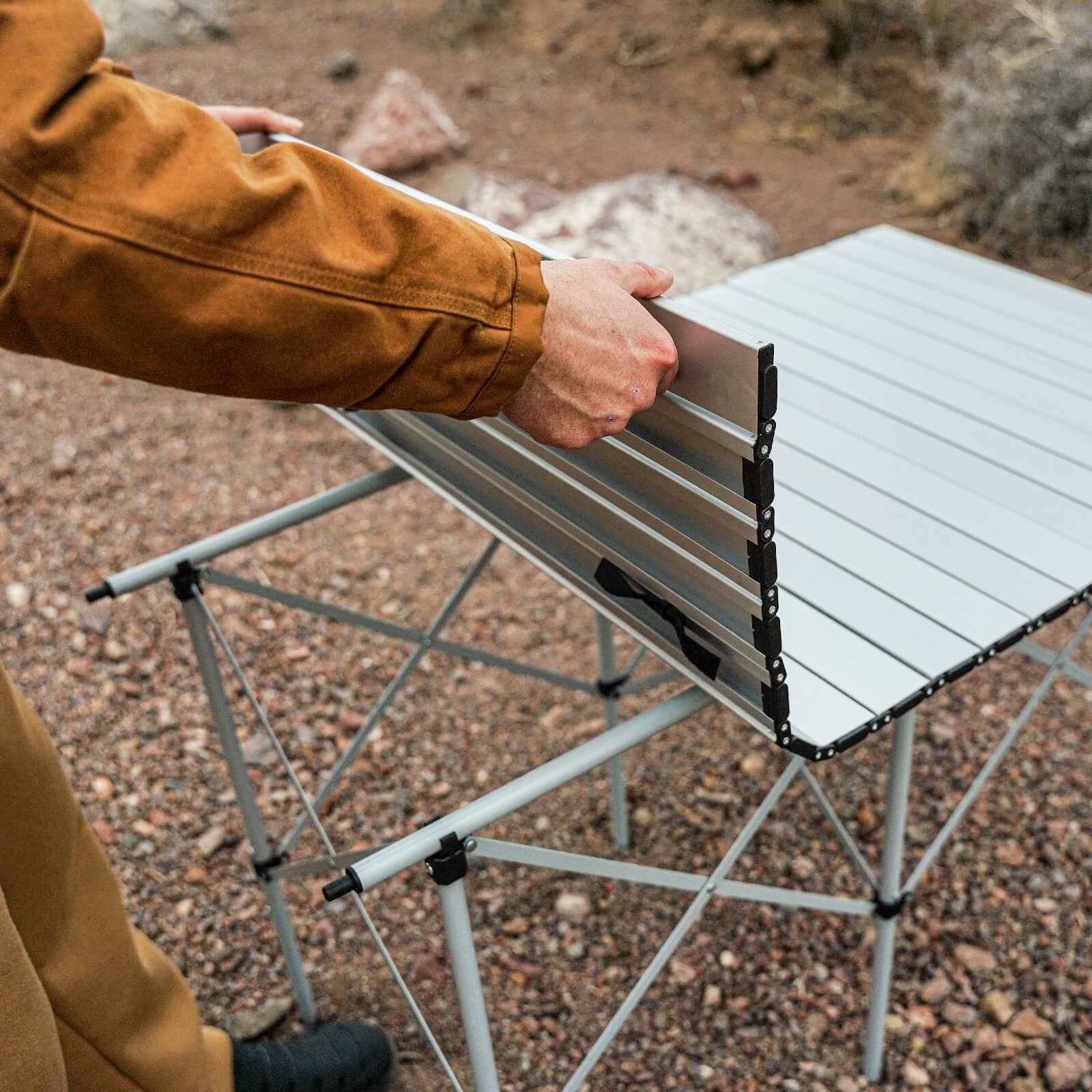 Portable Roll - Up Camping Table - EVER ADVANCEDCamping Table