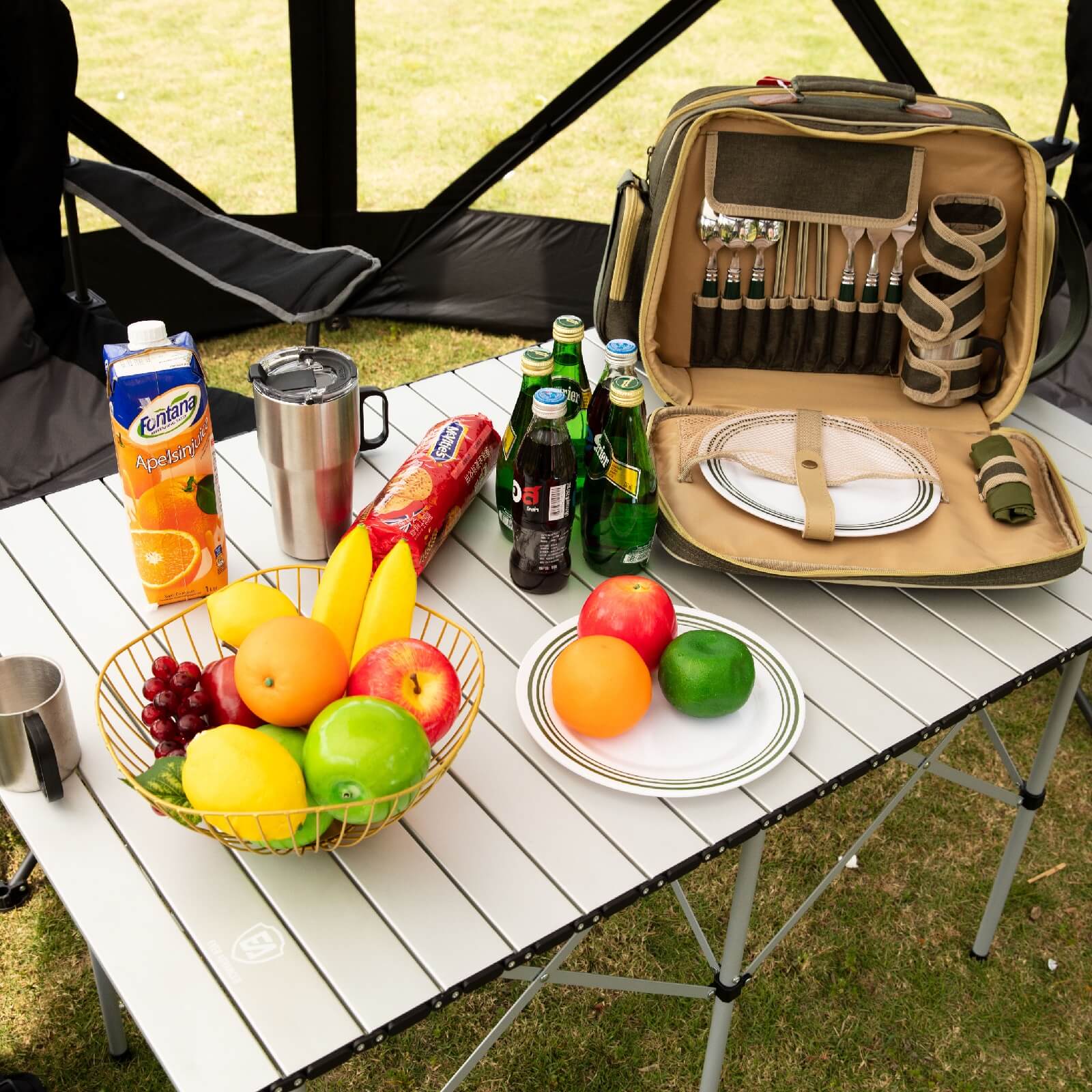 Portable Roll - Up Camping Table - EVER ADVANCEDCamping Table