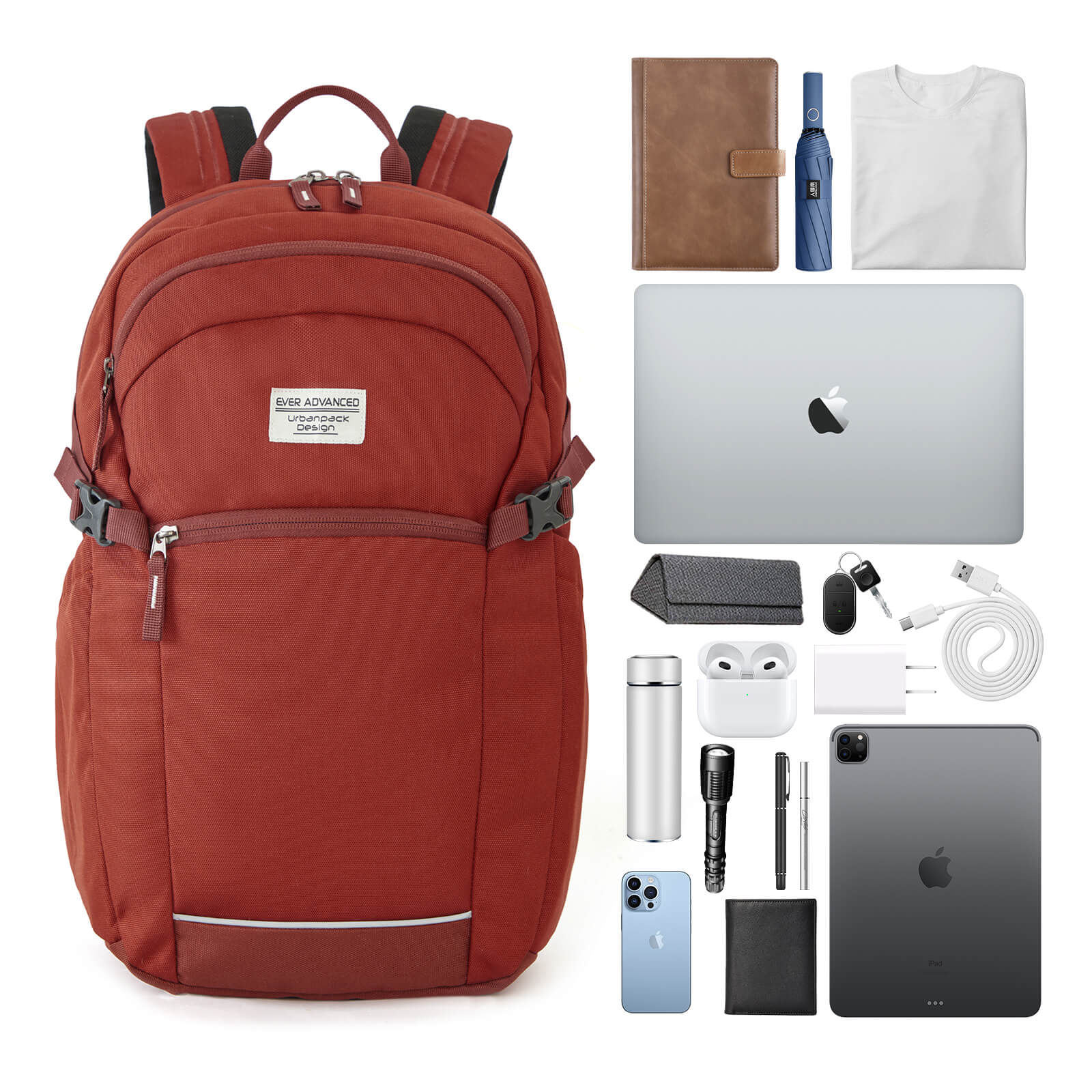 Travel Laptop Backpack - EVER ADVANCEDLaptop BackpackClassic Brown