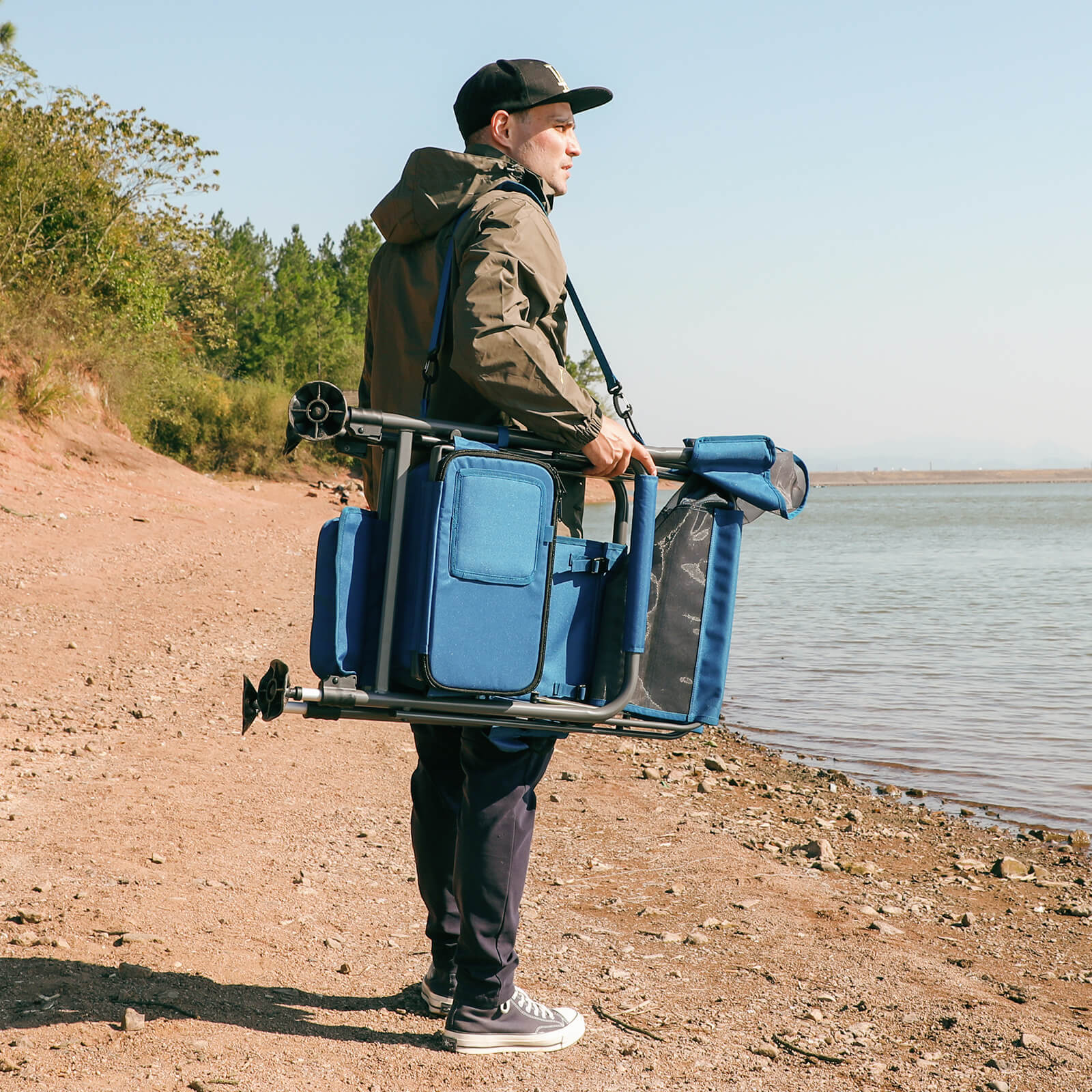 Fishing chair and discount bag